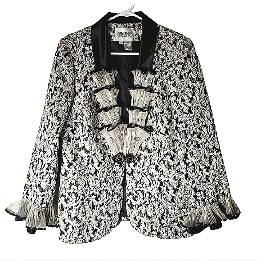 Vintage Carissimo Brocade / Jacquard Blazer Size 12